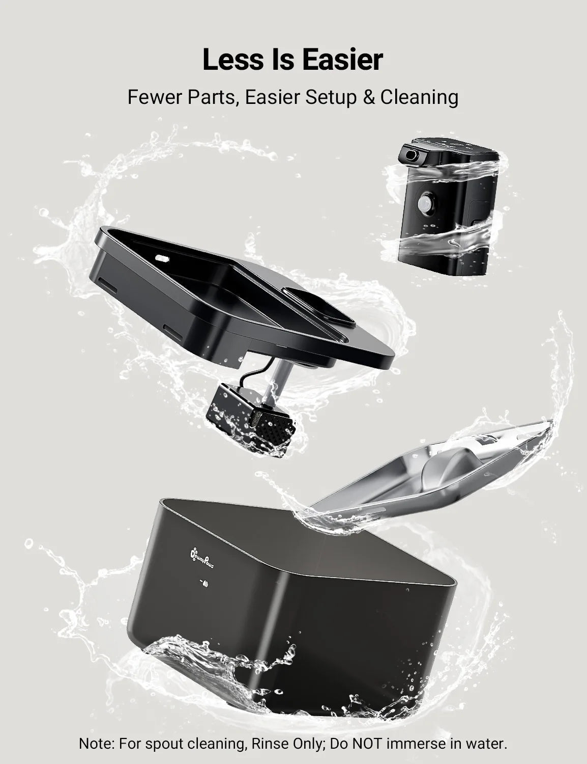 Pet Water Fountain Stainless Steel Automatic Sensor