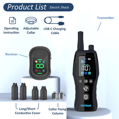 Remote Dog Training Collar Voice Command Waterproof