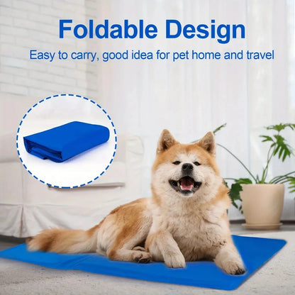 Portable Pet Cooling Mat Waterproof Compact Foldable