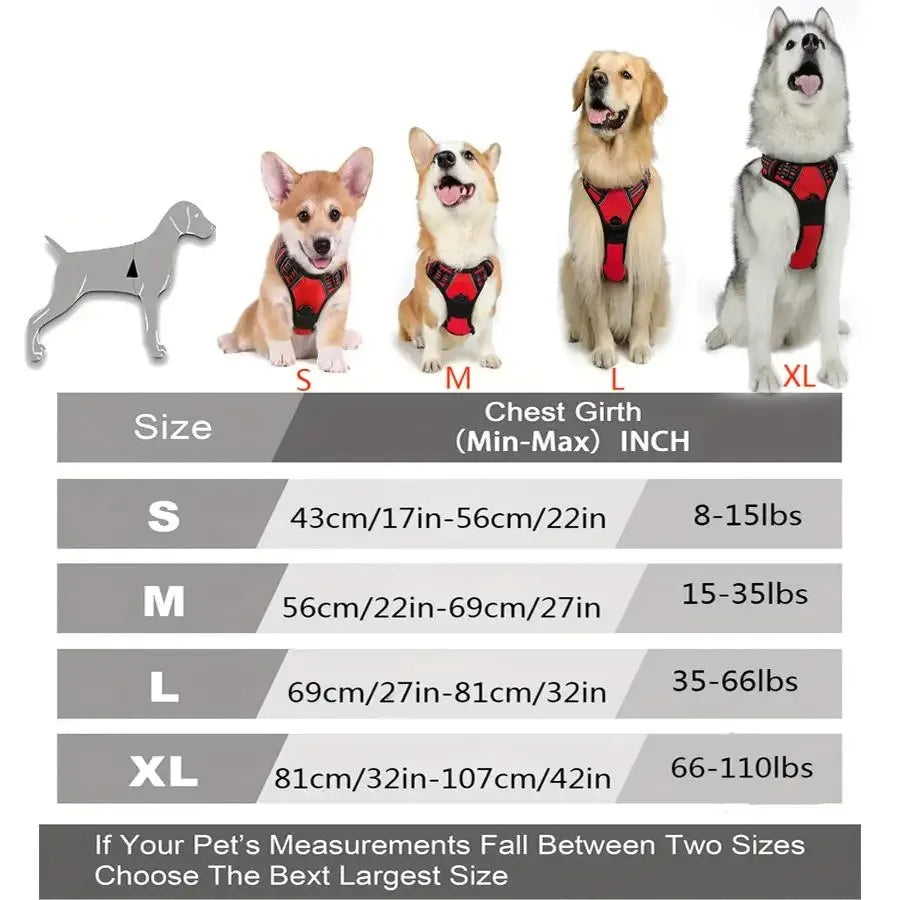 Puppy Walking Harness Reflective Safety Straps
