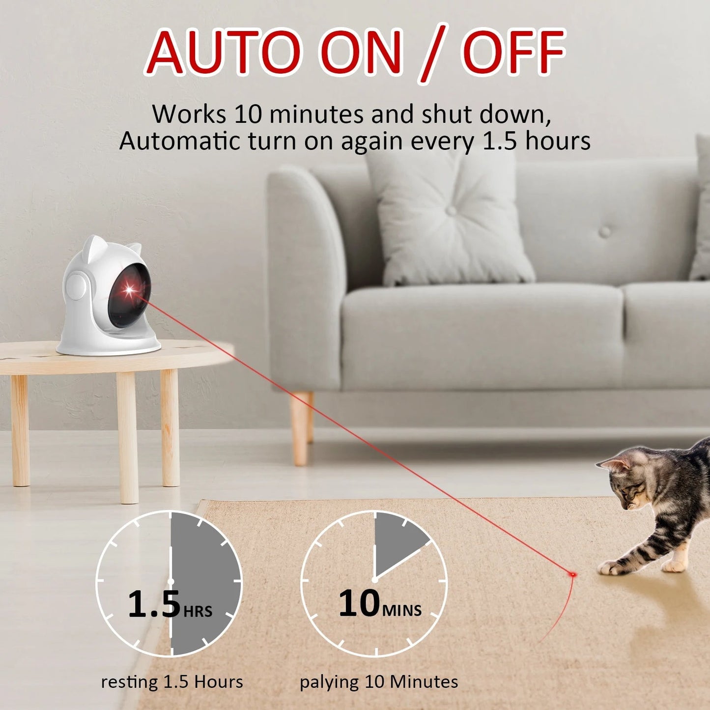 Interactive Laser Pet Toy
