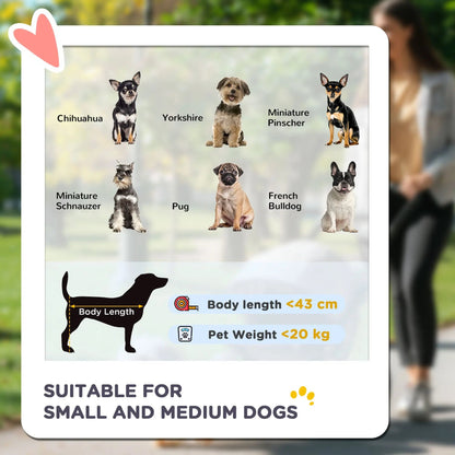 Pet Stroller Large Wheels Easy Fold