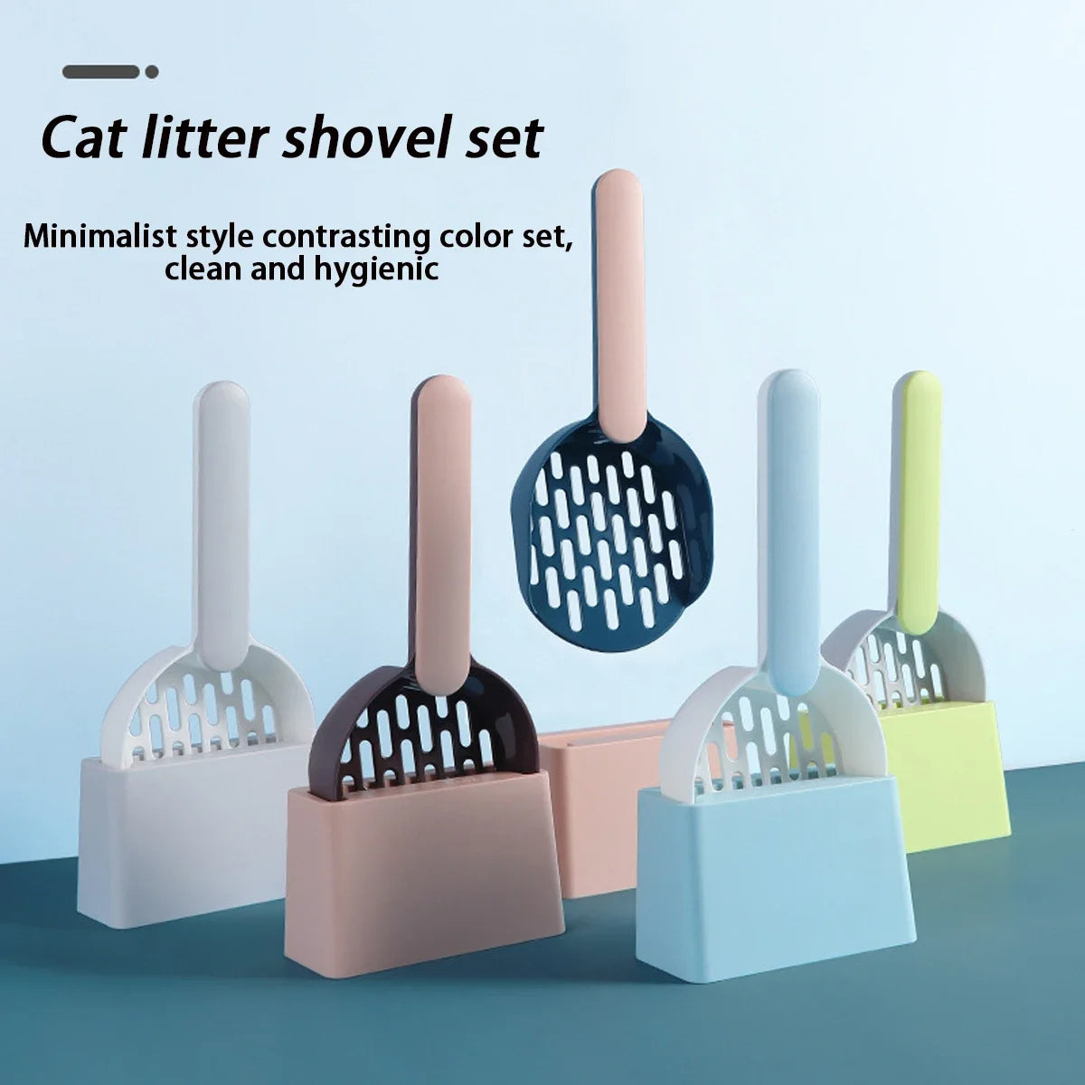 Kitty Litter Scoop And Storage Container