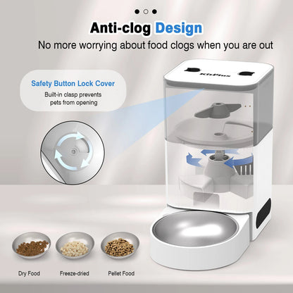 Automatic Pet Food Dispenser Wi-Fi Voice Recorder