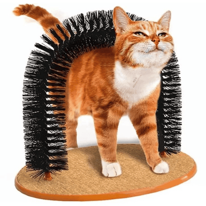 Cat Arch Grooming Brush Scratch Play - Pupporia