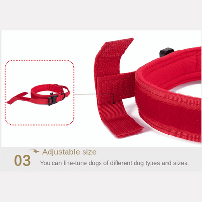 Tactical Dog Collar Durable Nylon Large Breed