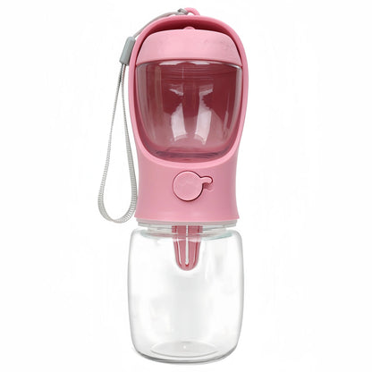 Portable Dog Water Bottle Food Container