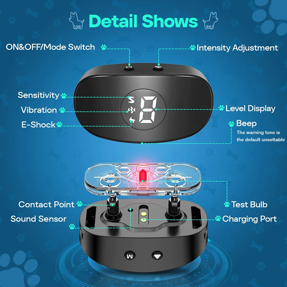 Humane Anti Bark Dog Collar Vibration Mode