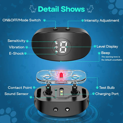 Humane Anti Bark Dog Collar Vibration Mode