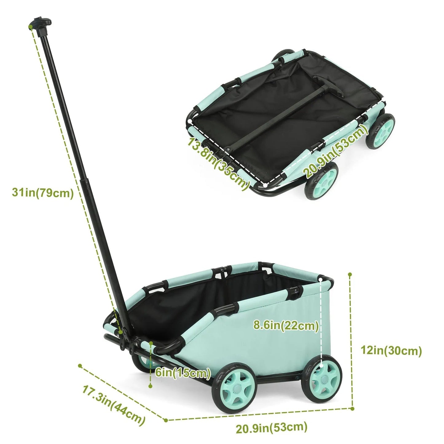 Portable Folding Pet Stroller Cart
