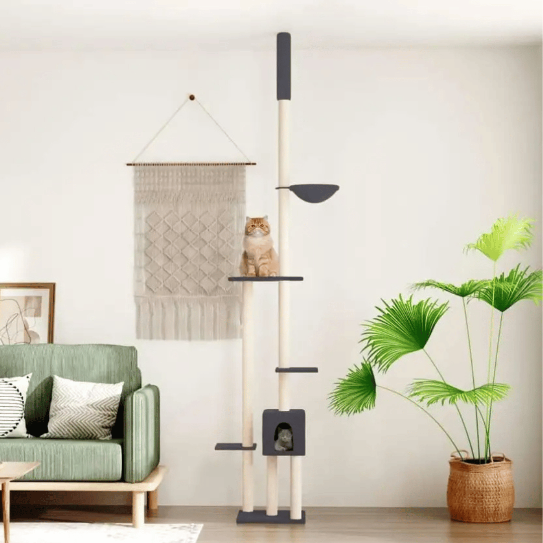 Cat Tree Condo Soft Perches Cozy Beds - Pupporia
