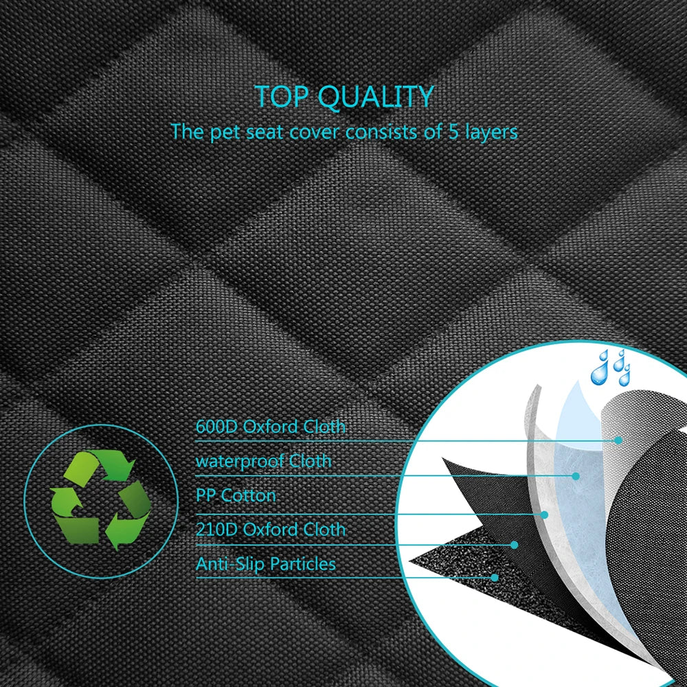 Pet Car Seat Cover Durable Waterproof Back Seat Protector