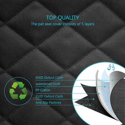 Pet Car Seat Cover Durable Waterproof Back Seat Protector
