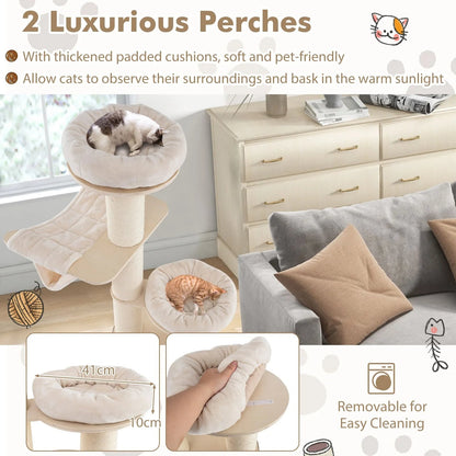 Cat Tower Plush Perches Hammock Large