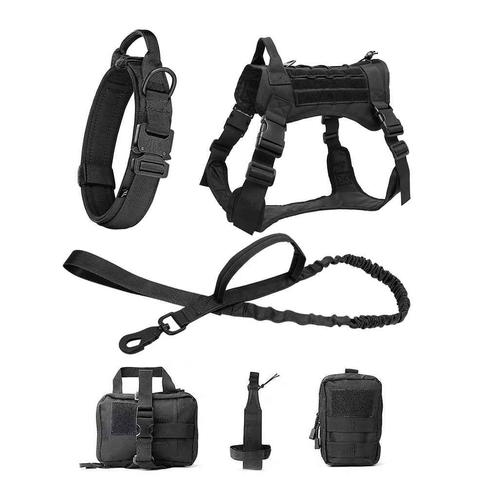 Tough Dog Training Vest Set with Leash and Pouch