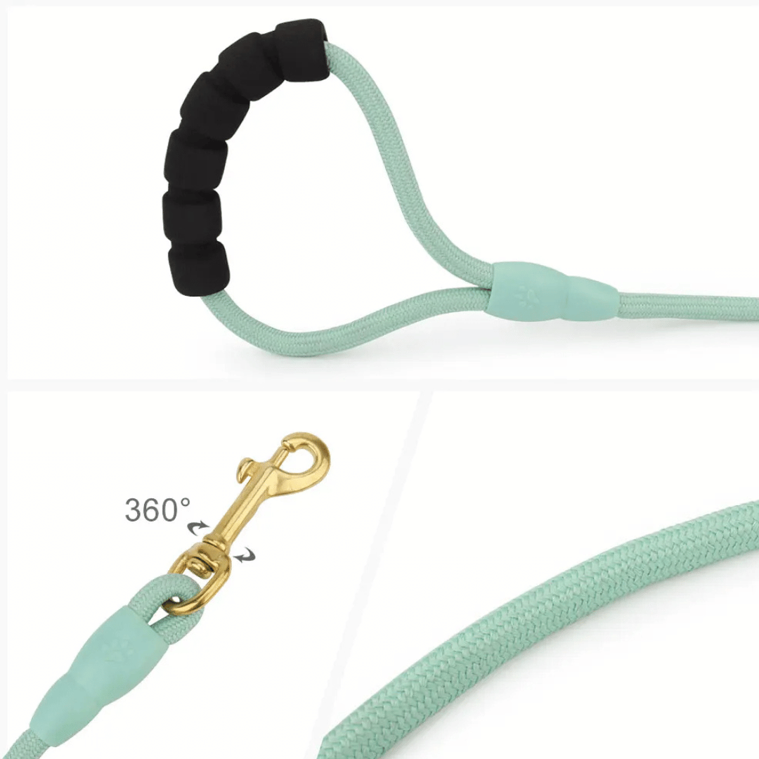 Long Dog Leash Soft Grip Handle