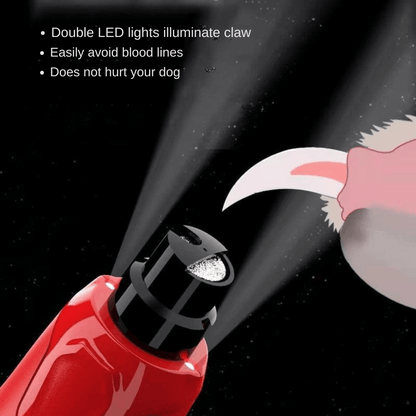 Pet Nail Clippers LED Adjustable Speed Trimmer