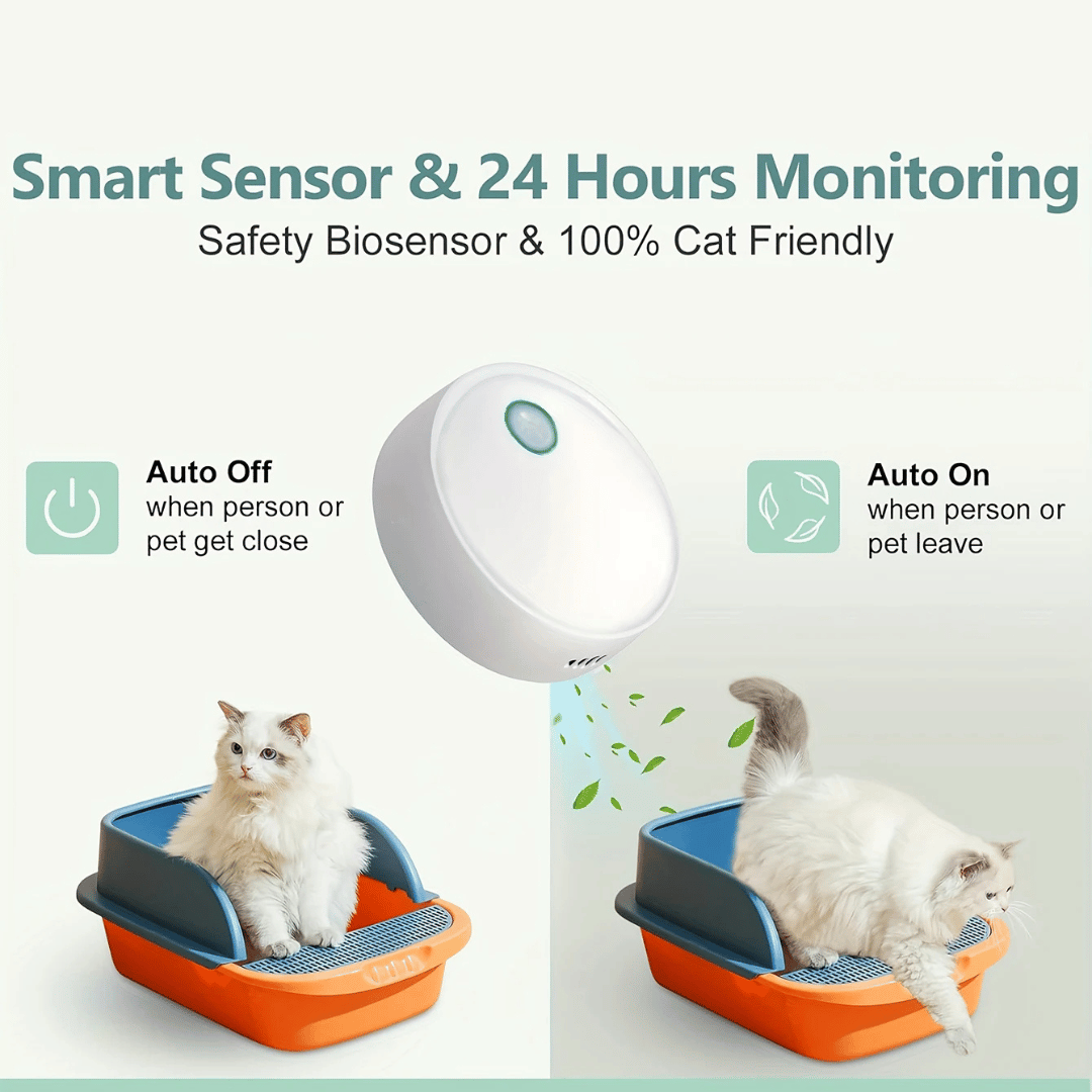 Pet Litter Box Odor Remover With USB Charger