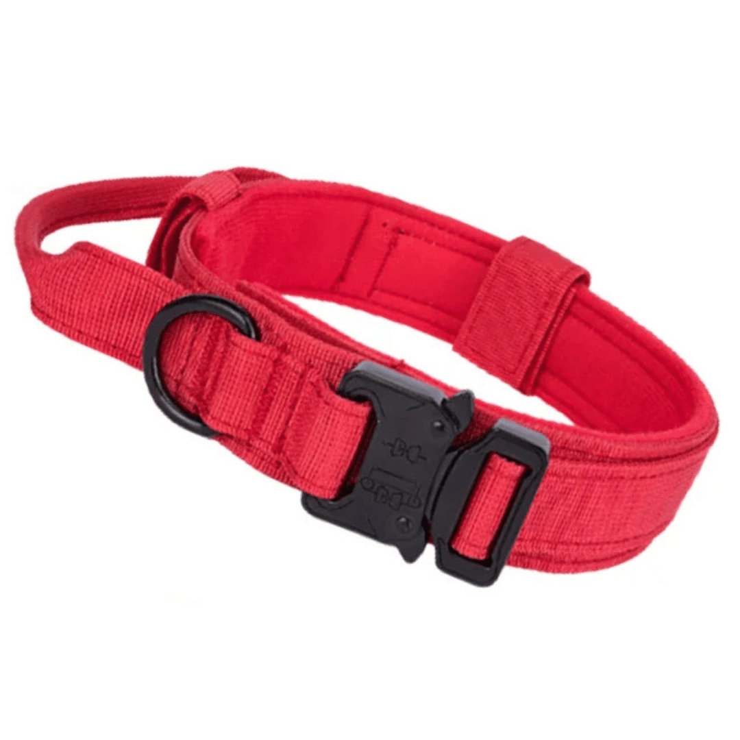 Tactical Dog Collar Durable Nylon Large Breed