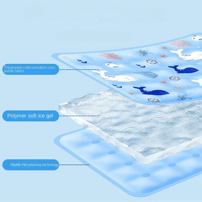 Pet Cooling Mat Chill Gel Technology