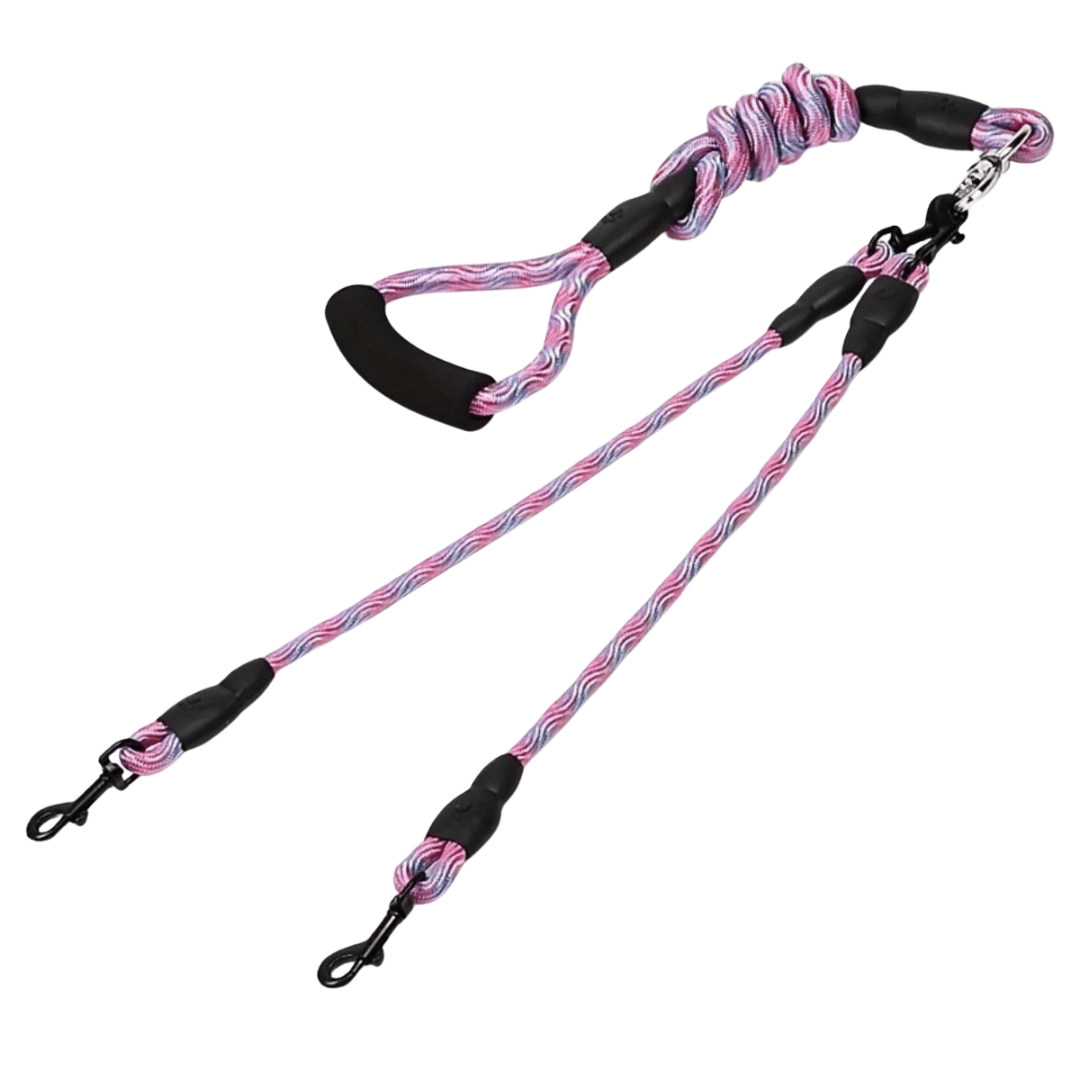 Dual Dog Leash Tangle Swivel Comfort Grip - Pupporia