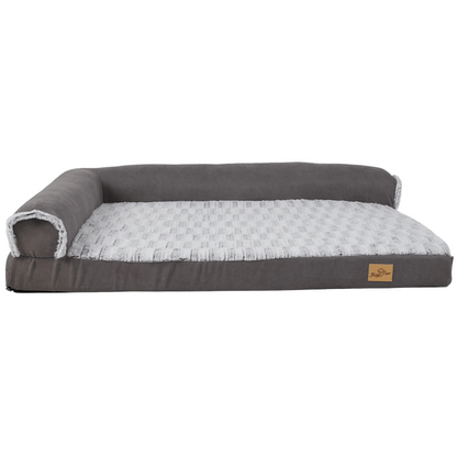 Orthopedic Dog Bed L-Shaped Soft Fleece Large