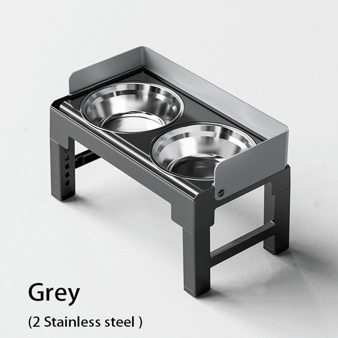 Stainless Steel Elevated Pet Feeder Slow Feed Bowl