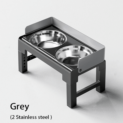 Stainless Steel Elevated Pet Feeder Slow Feed Bowl