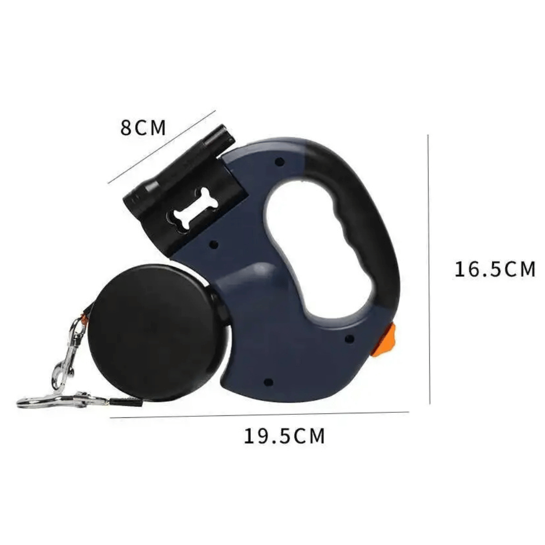 Adjustable Pet Leash Tangle with Light Clip