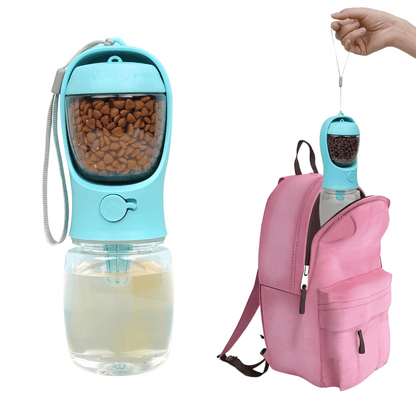 Portable Dog Water Bottle Food Container