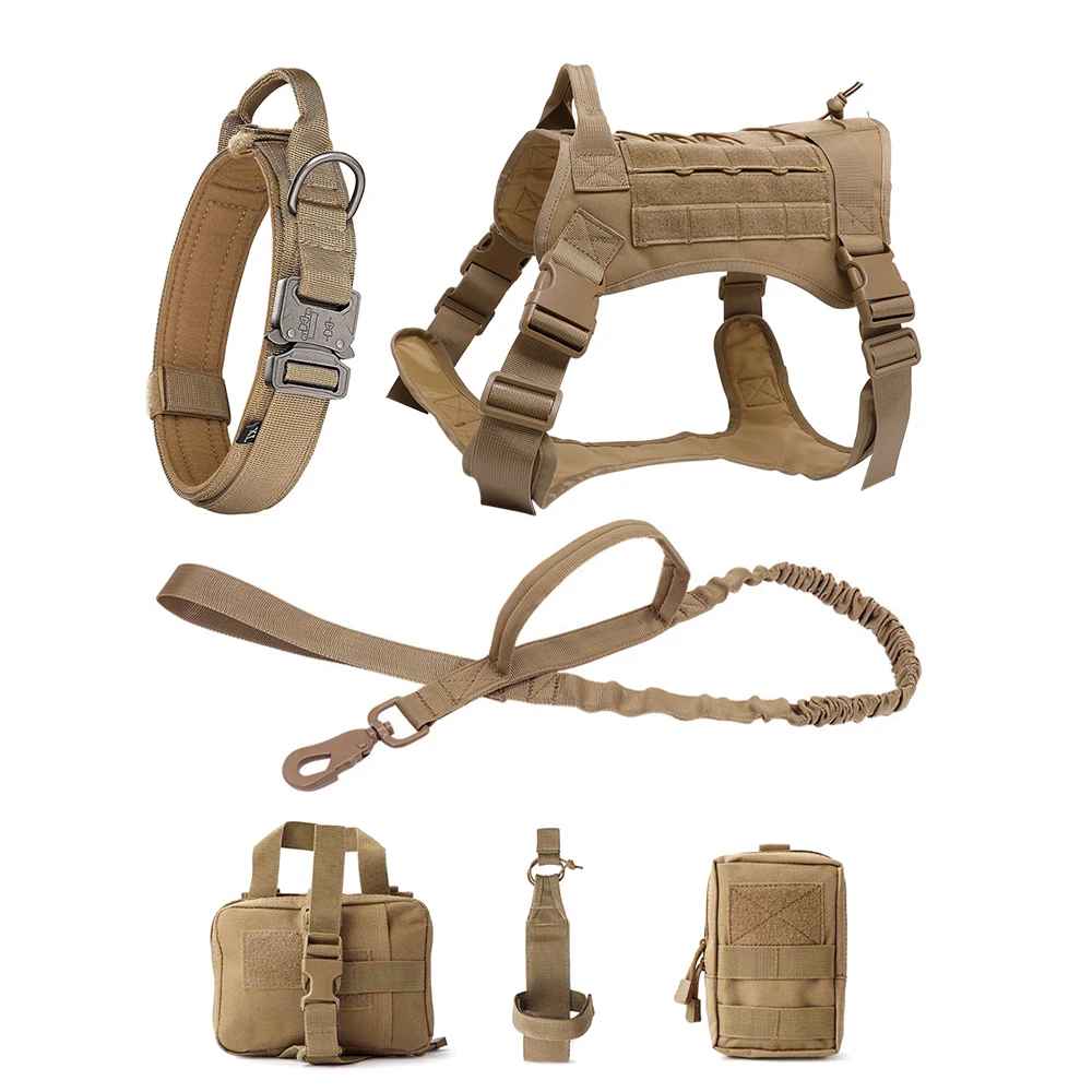 Tough Dog Training Vest Set with Leash and Pouch
