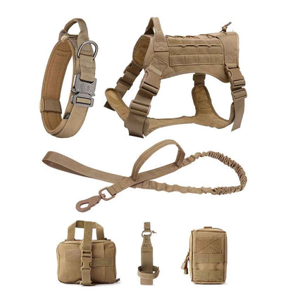 Tough Dog Training Vest Set with Leash and Pouch