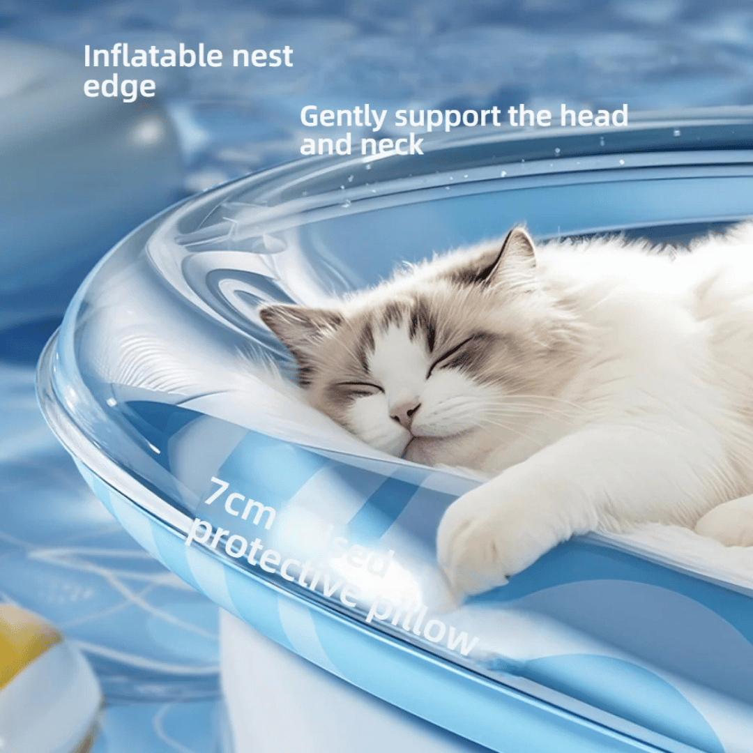 Pet Cooling Bed Soft Bolsters Summer Relaxation