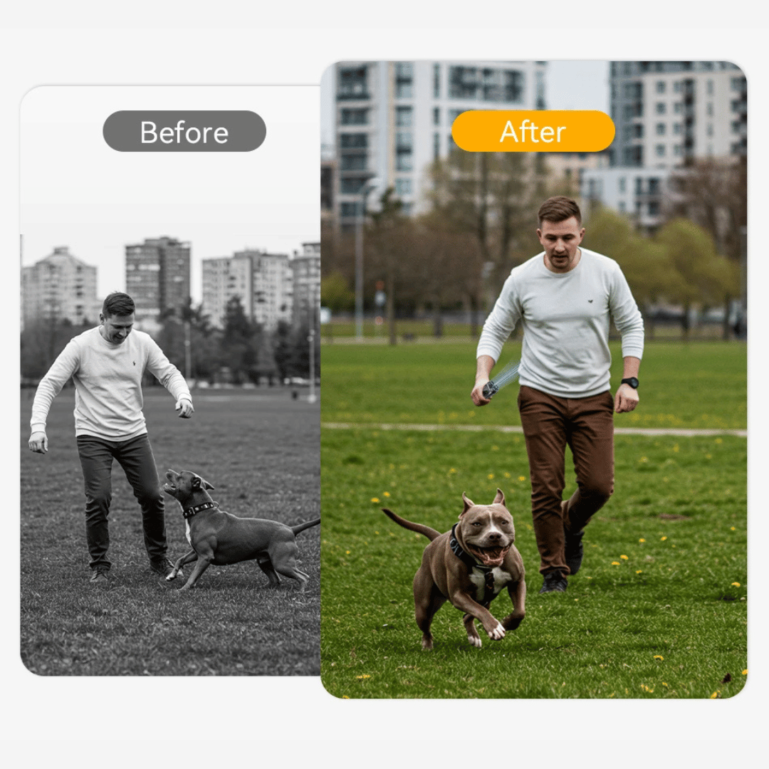 Portable Dog Trainer Ultrasonic Bark Control Flashlight