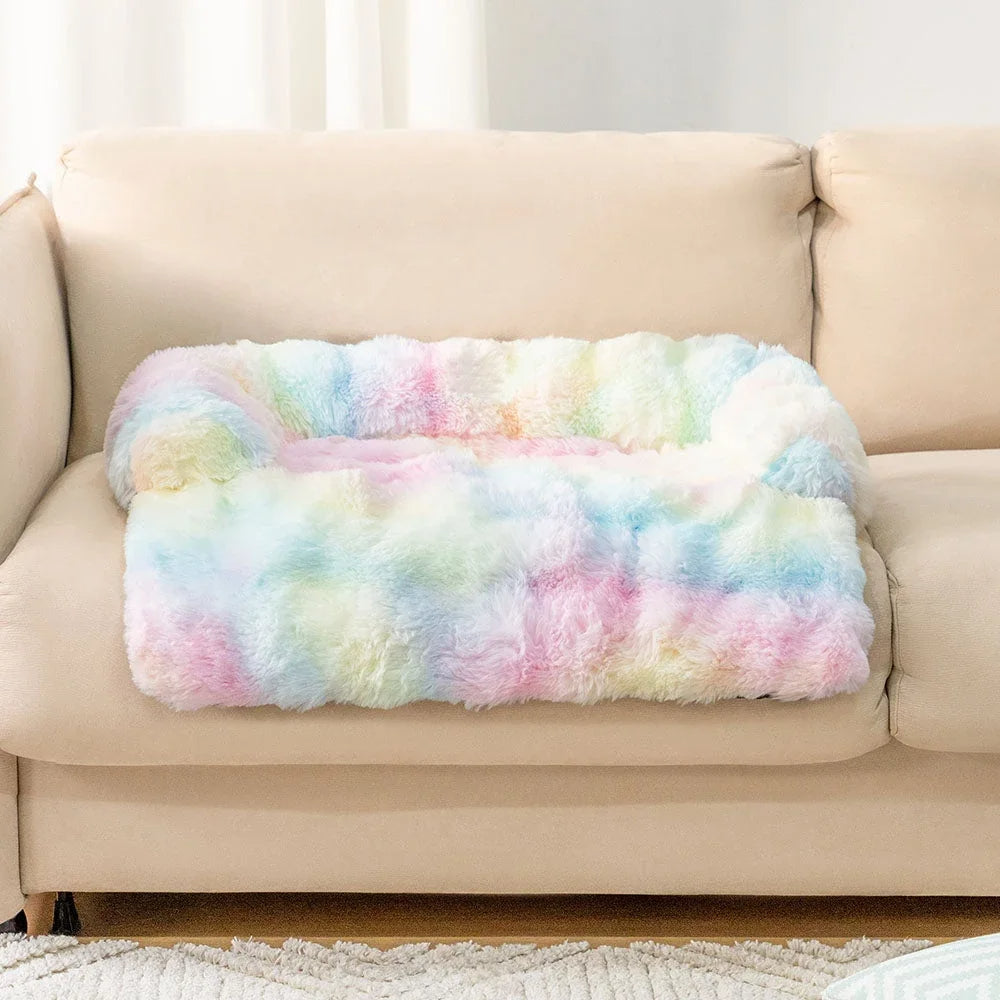 Pet Sofa Cover with Pillow for Small Dogs Cats