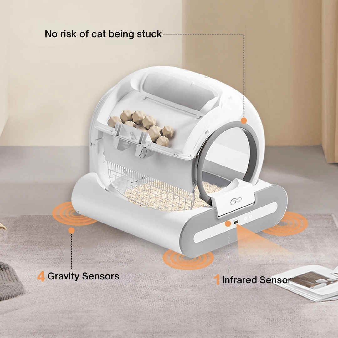 Self Cleaning Cat Litter Box WiFi App Controlled