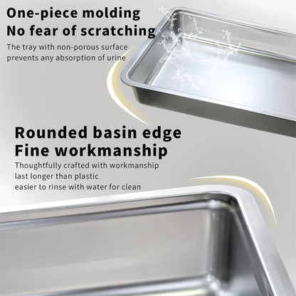 Cat Litter Box Odor Control Removable Tray Dual Exit