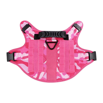 Camo Dog Harness Vest Outdoor