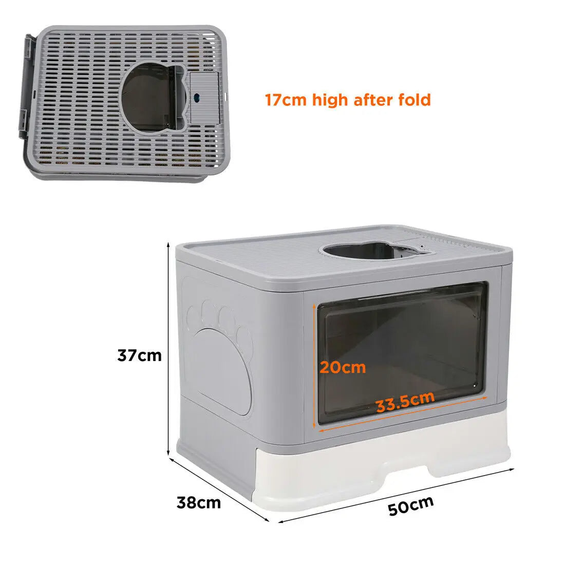 Hidden Cat Litter Box With Storage And Scoop Large