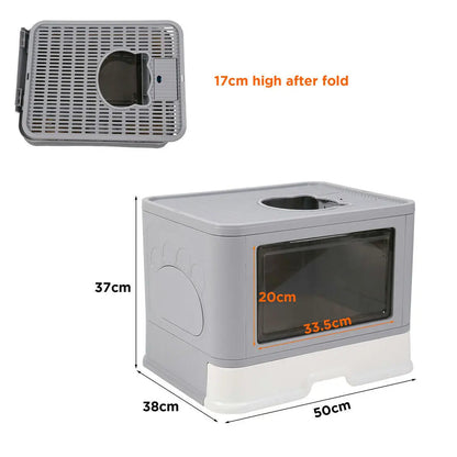 Hidden Cat Litter Box With Storage And Scoop Large
