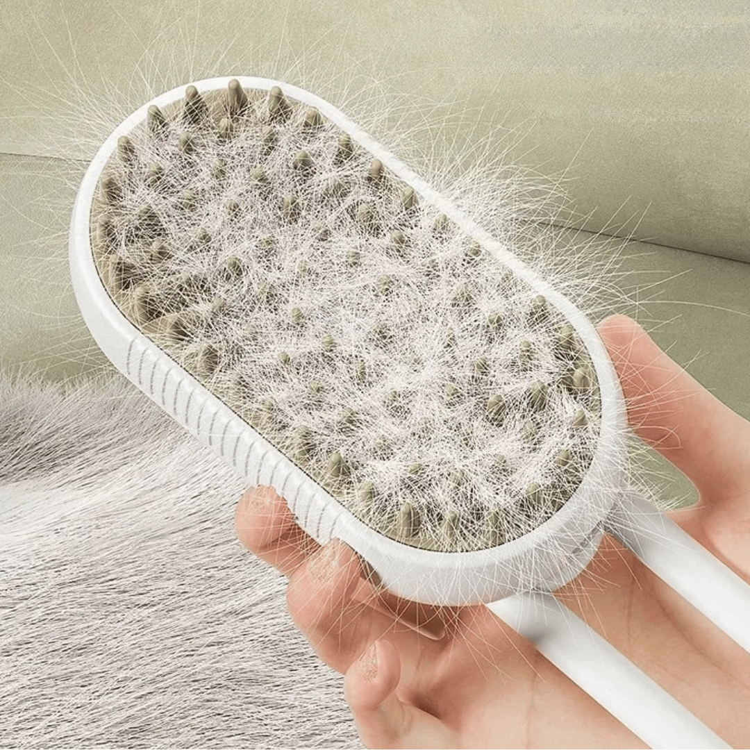 Pet Grooming Brush With Detangling Spray For Massage
