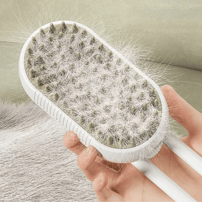Pet Grooming Brush With Detangling Spray For Massage