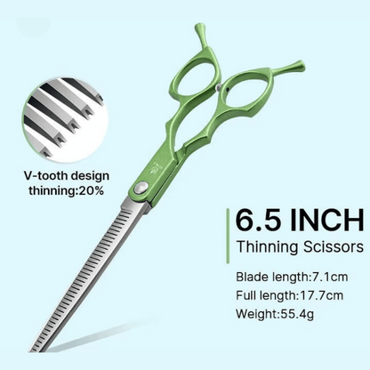Pet Grooming Scissors Set Comfort Grip