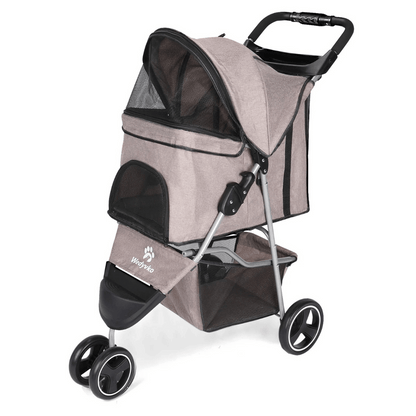 Pet Stroller Lightweight Large Storage Compartment