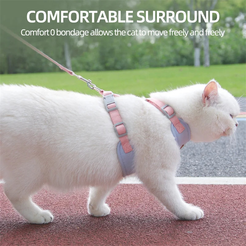Purrfect Cat Harness And Leash Set