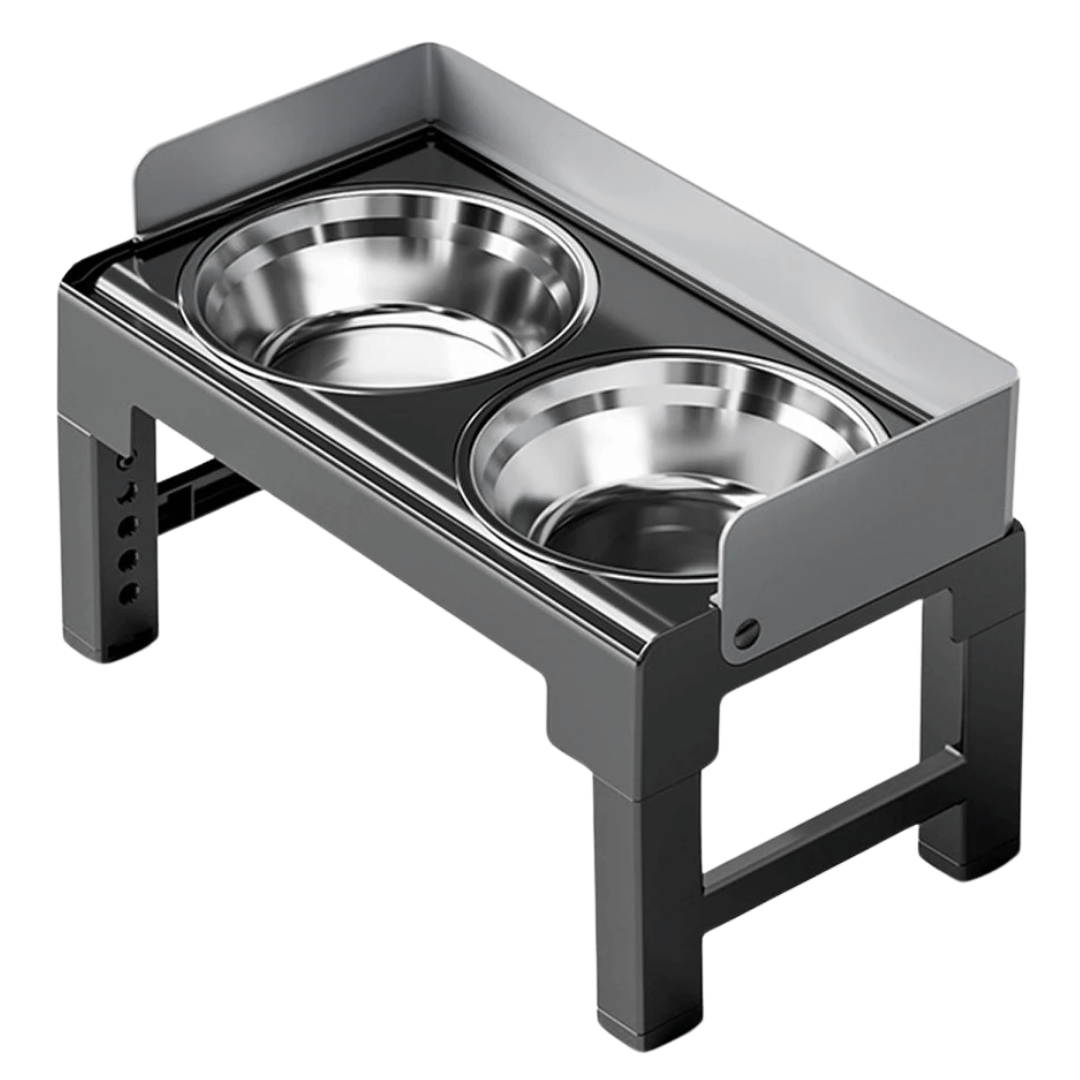 Stainless Steel Elevated Pet Feeder Slow Feed Bowl