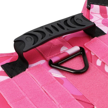 Camo Dog Harness Vest Outdoor