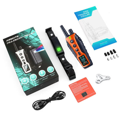 Waterproof Dog Training Collar Remote Long Range