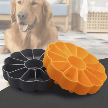 Interactive Dog Food Bowl Non Slip Base