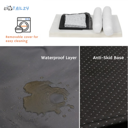 Orthopedic Dog Bed L-Shaped Soft Fleece Large
